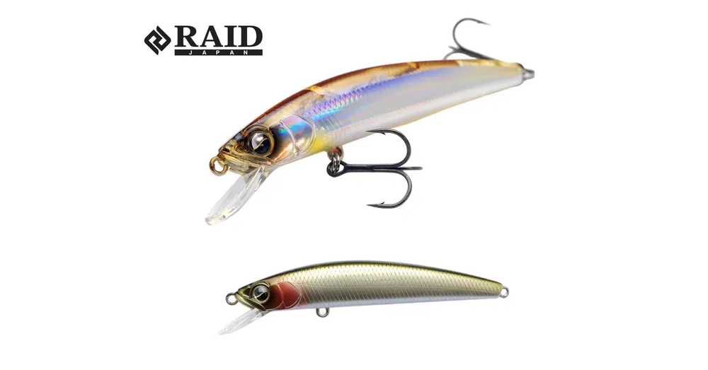 Express Levering Raid Japan Level Minnow Quick72 72mm 5,2g 005 Neon Wakasagi wobbler