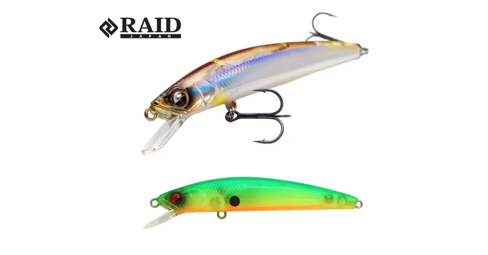 Raid Japan Level Minnow Quick72 72mm 5,2g 018 Sukeru Lime Chart wobbler Populair