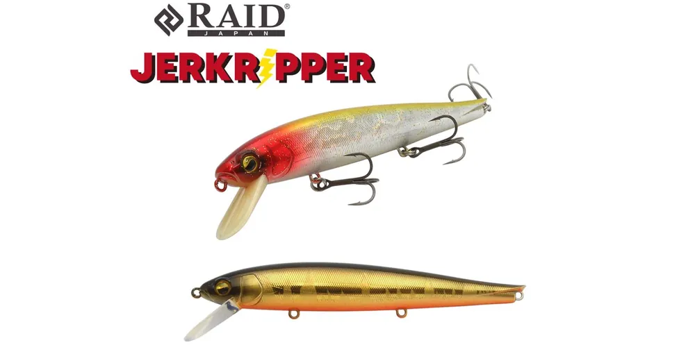 Raid Japan Jerkripper 122mm 17,5g 002 Real Kinkuro wobbler Merkproduct