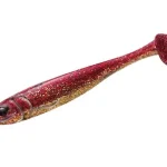 Tijdelijk Beschikbaar Major Craft Stabi Shad Slim 5" 12,7cm 13,4g 001 Red Gold gumihal 4 db/csg