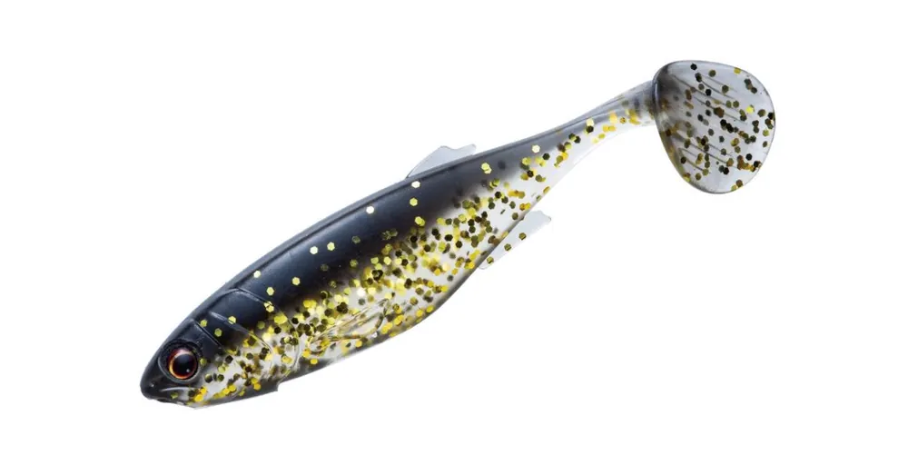 Bestseller Major Craft Stabi Shad Fat 4" 10,2cm 004 Black Gold gumihal 4 db/csg