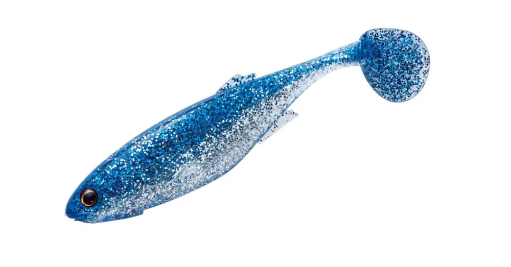 Major Craft Stabi Shad Fat 5" 12,7cm 20,9g 002 Blue Silver gumihal 4 db/csg Laatste Kans