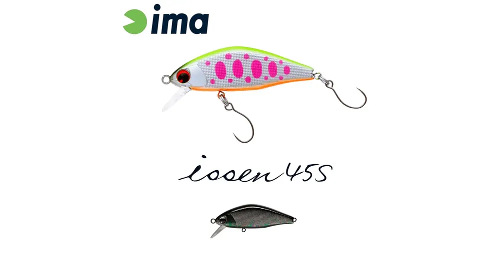 Ima Issen 45S 45mm 3,7g 114 Titanium Black wobbler Express Levering