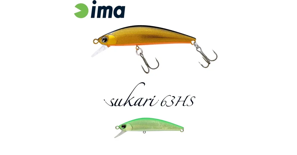 Seizoensaanbieding Ima Sukari 63HS 63mm 8g 016 Melon wobbler