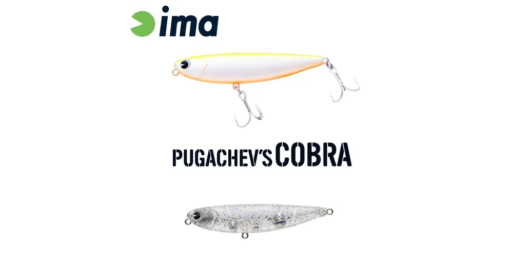 Fabrieksprijs Ima Pugachevs Cobra 90 90mm 12g 212 Shiomi Sparkle wobbler
