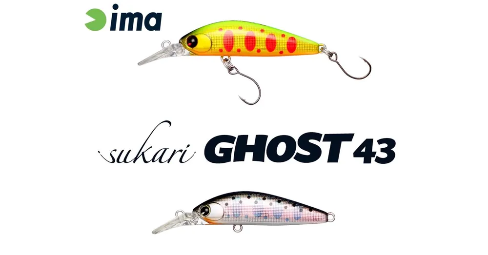 Ima Sukari Ghost 43SU 43mm 2,4g 007 Yamame wobbler Fabrieksprijs