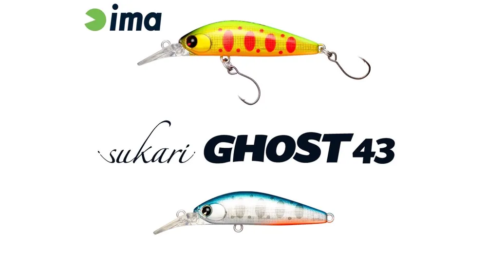 Ima Sukari Ghost 43SU 43mm 2,4g 012 Aosey Yamame wobbler Tijdelijk Beschikbaar