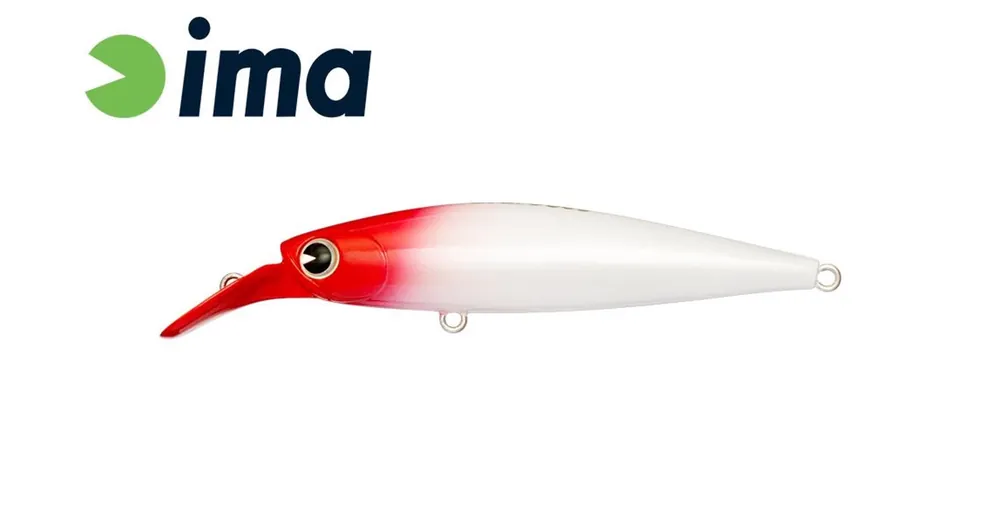 Ima Ataru 80S 80mm 11g 001 Red Head Pearl wobbler Nu Kopen
