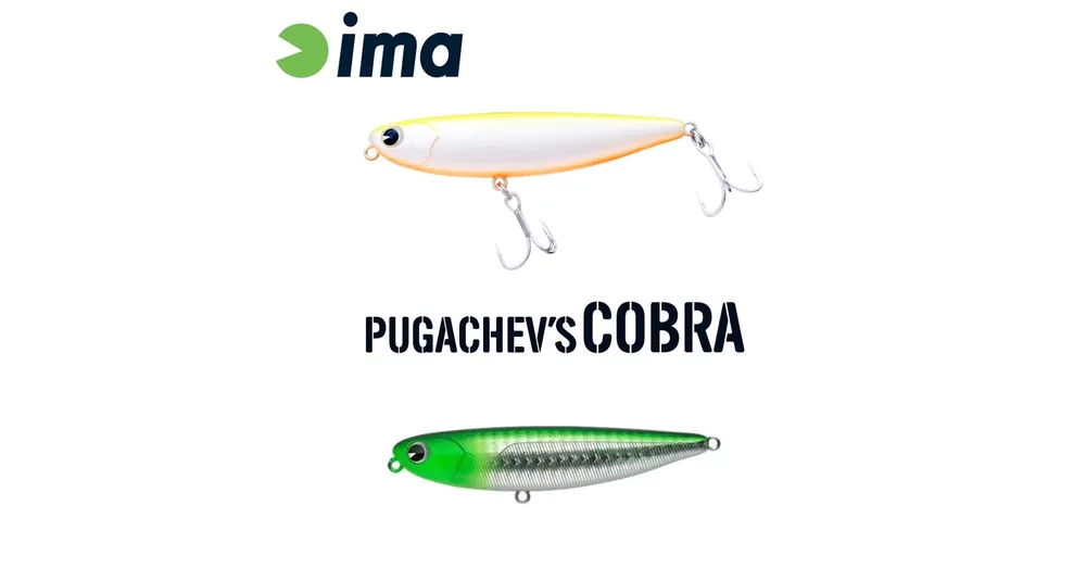 Ima Pugachevs Cobra 90 90mm 12g 115 Visible Green wobbler Premium