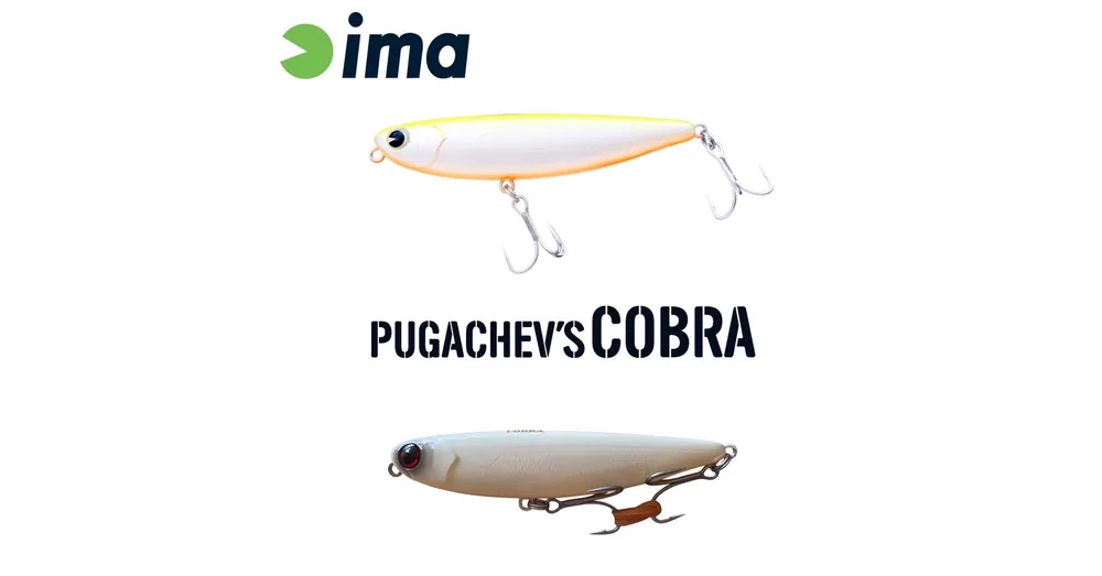 Ima Pugachevs Cobra 90 90mm 12g Y0222 Bone wobbler Beperkt Aanbod