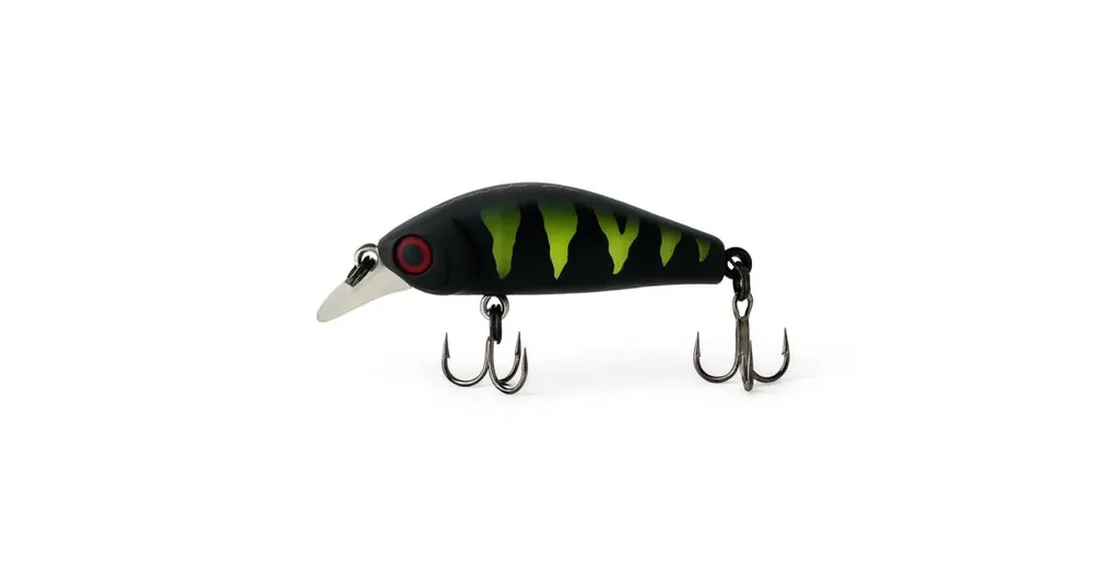 Jackall Chubby Minnow 35 uv mat black perch (50), wobbler Weekendaanbieding
