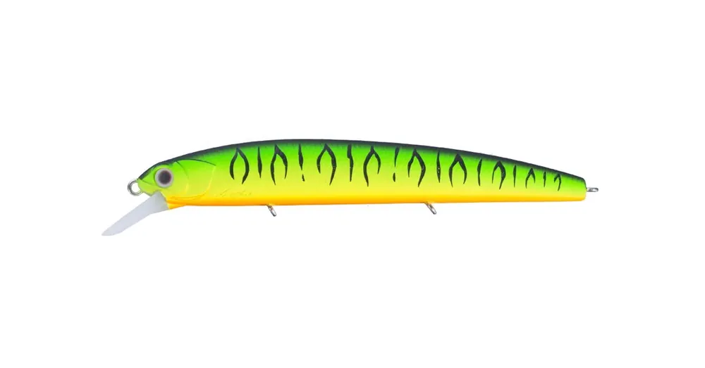 OSP Asura II Floating 92.5mm 7.8g M14 Mat Tiger wobbler Koop Vandaag