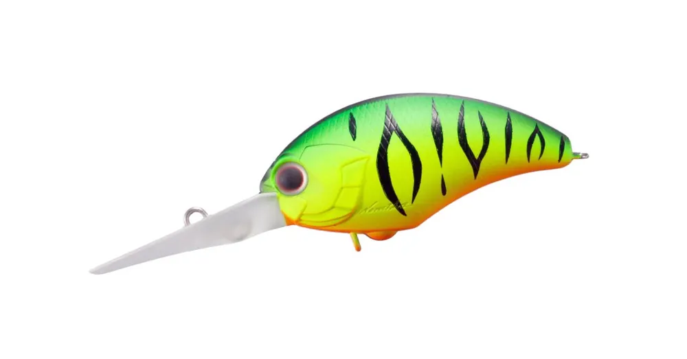 Laatste Versie OSP Tiny Blitz Dr 45mm 6.7g M14 Mat Tiger wobbler