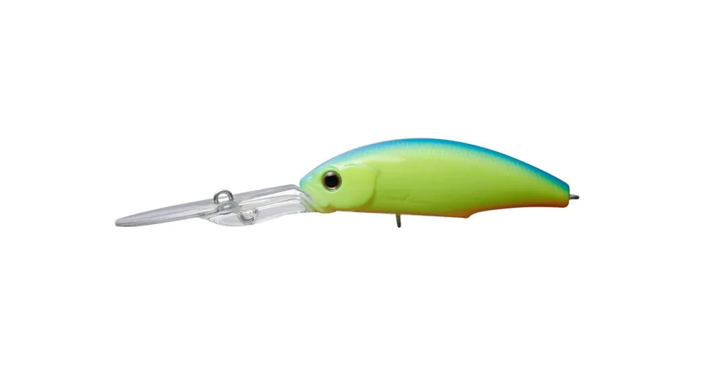OSP Power Dunk Suspend 57mm 7.9g P07 Chartreuse/Blue back wobbler Speciale Aanbieding