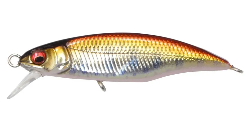 Shop Nu Megabass Great Hunting GH50 Flatside F 50mm 4g M Red Stream wobbler