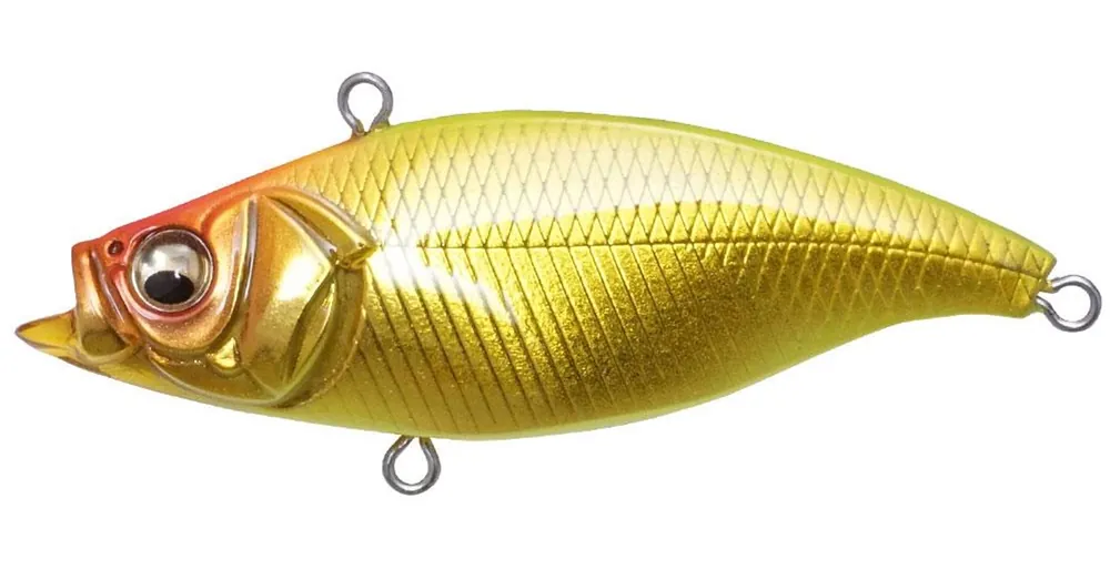 Gratis Retour Megabass Cutvib 55 HW 55mm 10g M Chart Back Gold wobbler