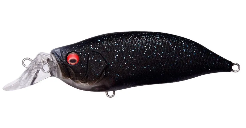 Megabass Ixi Shad TYPE-R 57mm 7g Black Hole wobbler Dagaanbieding