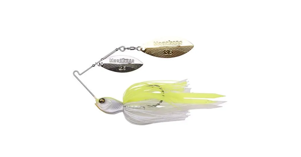 Hete Deal Megabass SV-3 Spinnerbait DW 14g White Chart műcsali