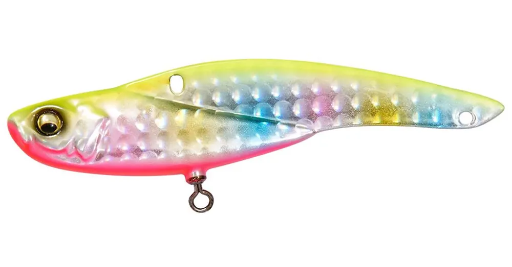 Weekendaanbieding Megabass Onimaru 86mm 30g GLX Chart Back Rainbow blade műcsali