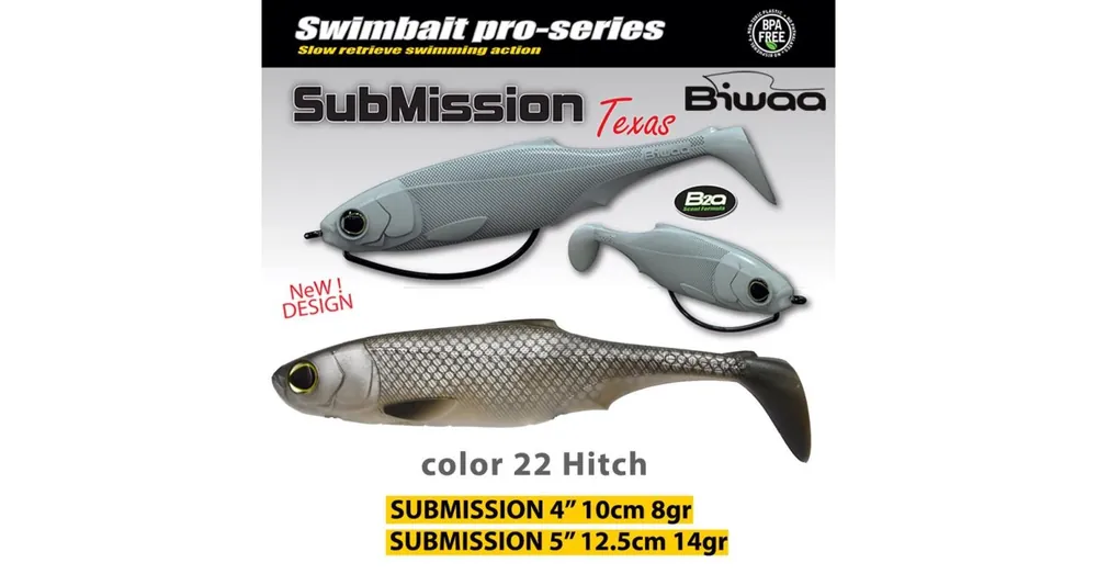Biwaa Submission 5" 13cm 22 Hitch gumihal 3db/csg Bestel Nu