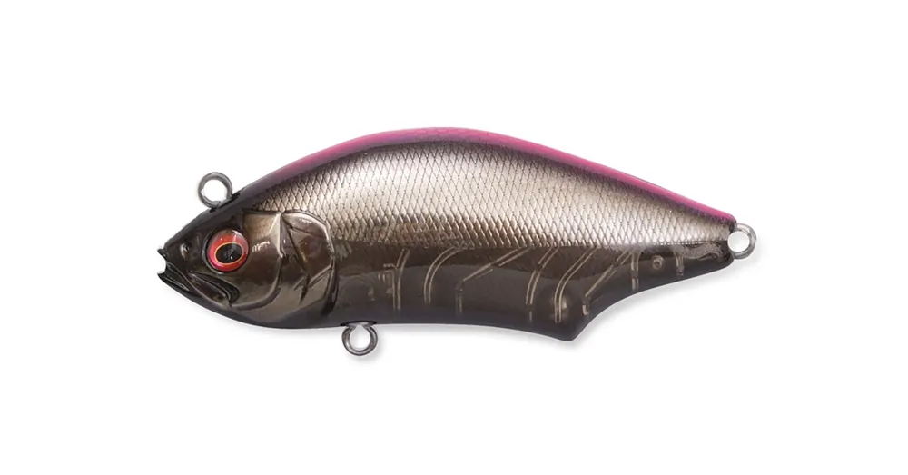 Megabass Hadara Trap 70 70mm 17g HT black pink back, wobbler Actieprijs