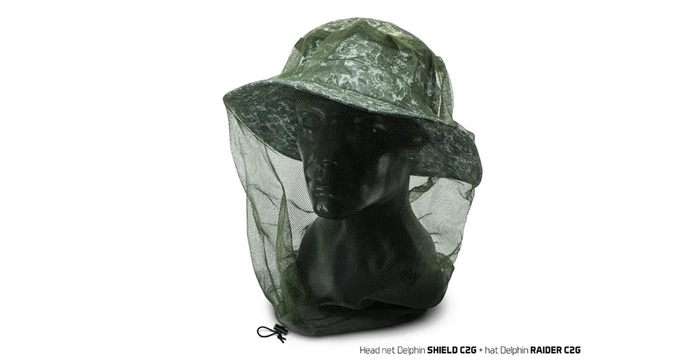 Delphin SHIELD C2G 100x50cm kalap szúnyogháló Gereduceerde Prijs