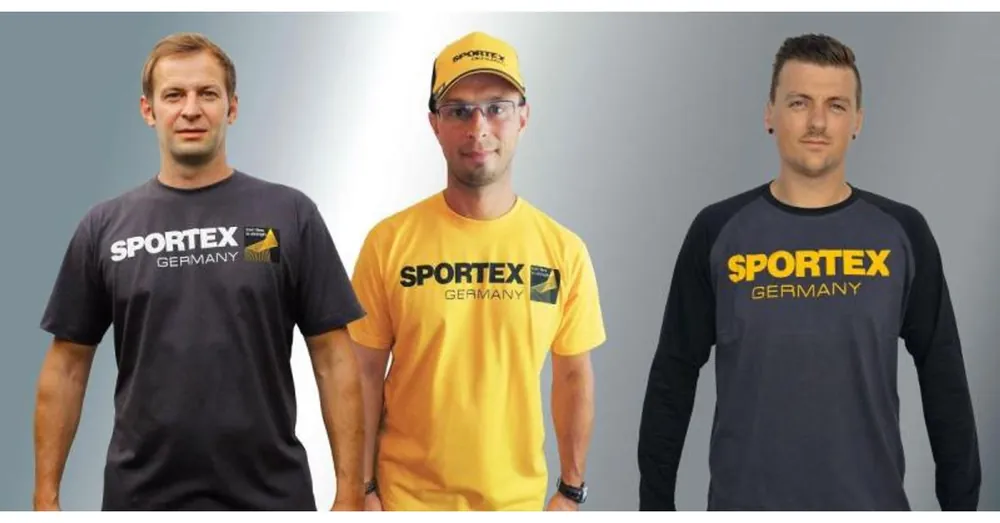 Sportex T-Shirt sárga L póló Rechtstreeks Van De Fabrikant