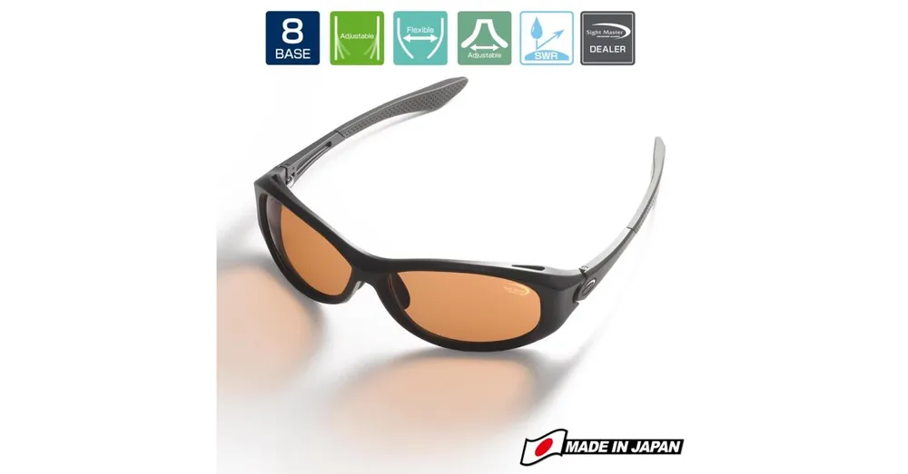 Hete Deal Tiemco Sight Master Rotondo Matte Black SWR Super Selen polarizált napszemüveg