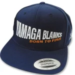 Yamaga Blanks Flat Visor Navy Born To Fish sapka Rechtstreeks Van De Fabrikant