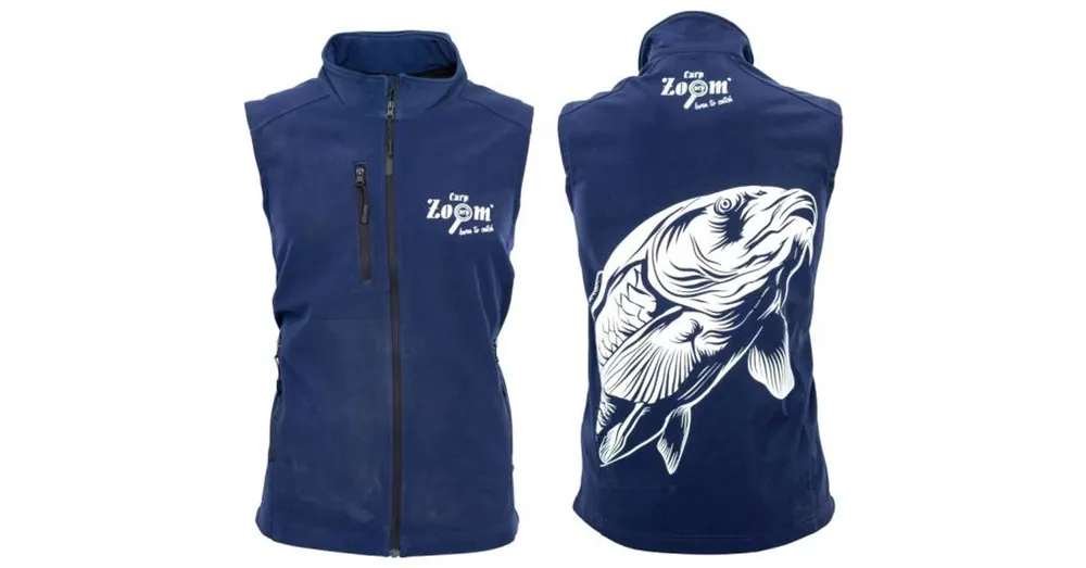 CarpZoom Férfi sötétkék softshell mellény 3XL Betaalbaar