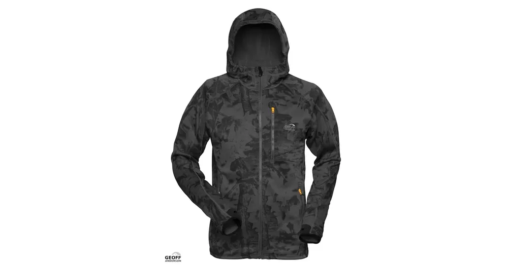 Tijdelijk Beschikbaar Geoff Anderson Hoody 3 dzseki, fekete levélmintás, XXL