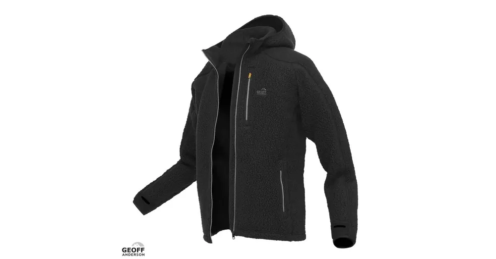 Geoff Anderson Teddy Black Insulated Jacket XL dzseki Favoriet