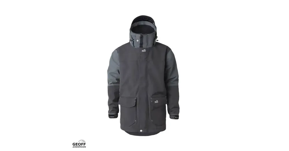 Geoff Anderson Dozer Rough Black Long Waterproof Jacket Jumbo X dzseki Express Levering