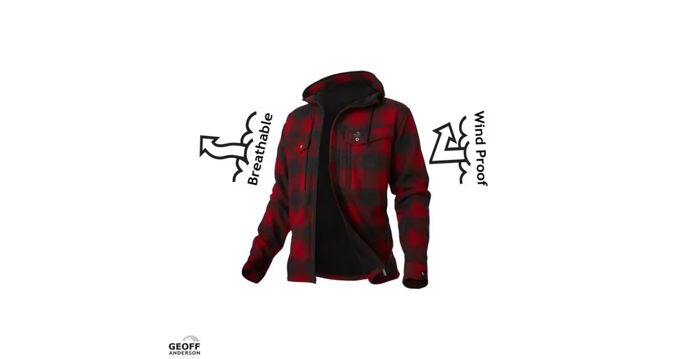 Geoff Anderson Ezmar2 Red Windproof Jacket L dzseki Goedkoop