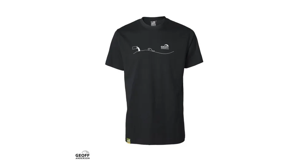Direct Verzonden Geoff Anderson Organic Tee Pollution Black XL póló