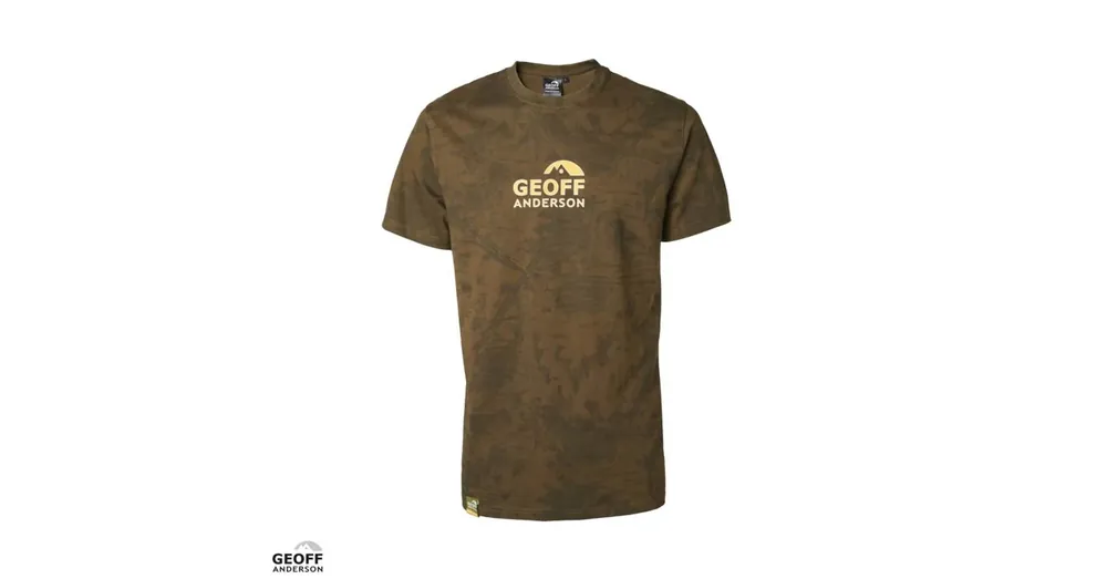 Geoff Anderson Organic Tee Orange Chest Leaf S póló Express Levering