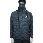 Tijdelijk Beschikbaar Major Craft Sun Protection Hoodie UV-álló kapucnis felső XL Dark Gray