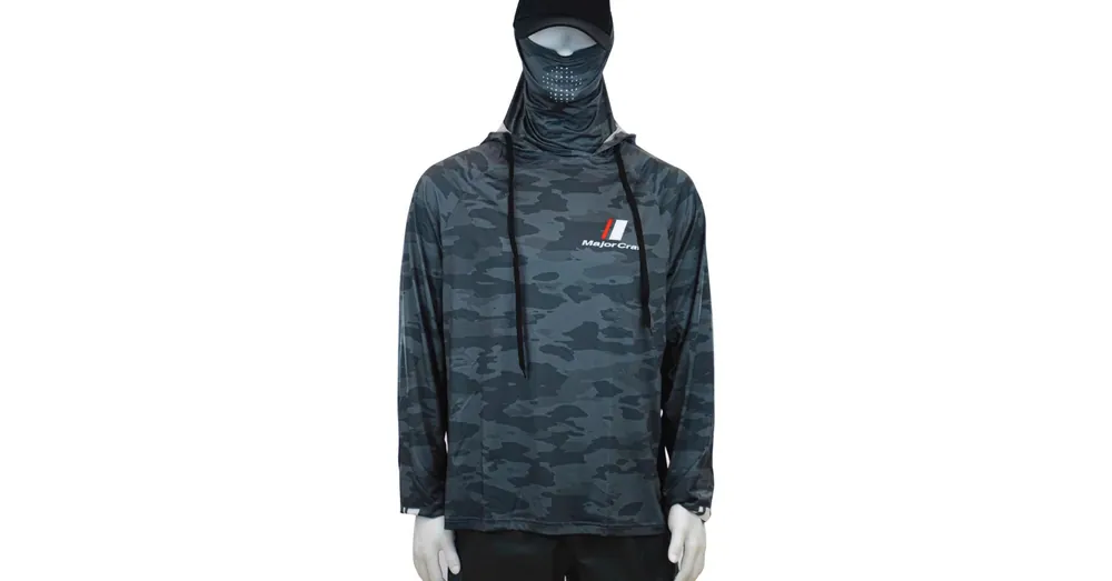 Major Craft Sun Protection Hoodie UV-álló kapucnis felső M Dark Gray Op = Op