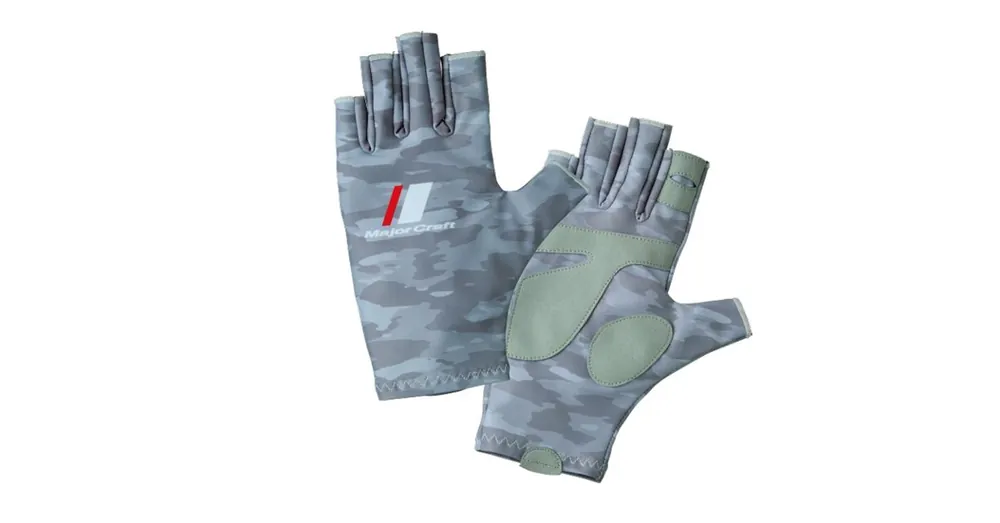 Major Craft UV-Cut Glove nyári UV kesztyű L Light Gray Camo Aanbieding