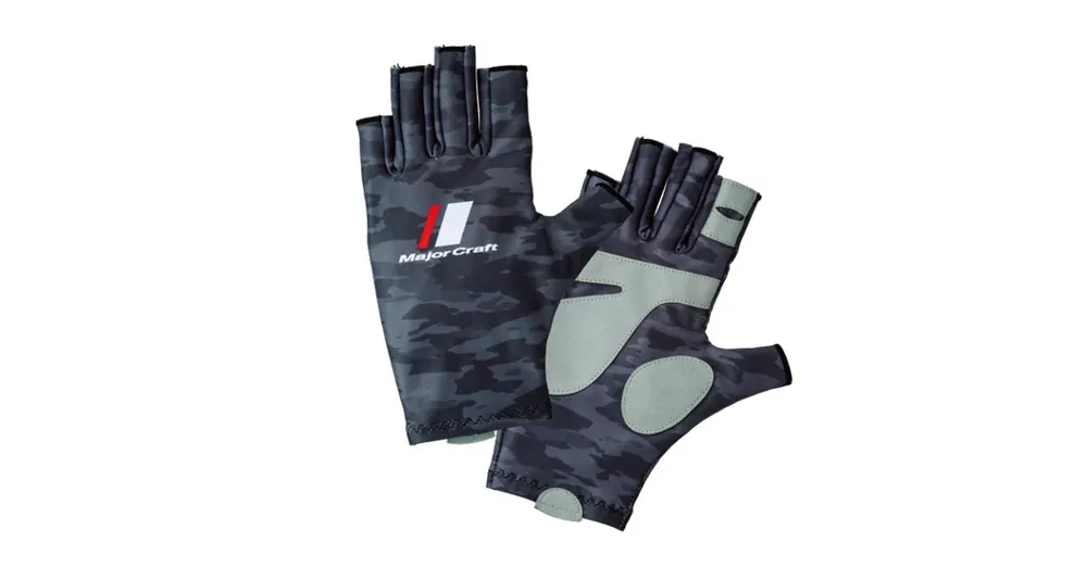 Major Craft UV-Cut Glove nyári UV kesztyű LL Dark Gray Camo Superprijs