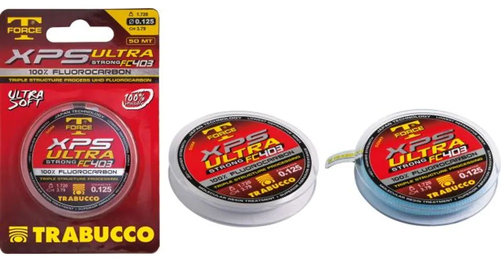 Rechtstreeks Van De Fabrikant Trabucco T- Force Ultra FC403 50 m 0,164mm fluorocarbon előkezsinór