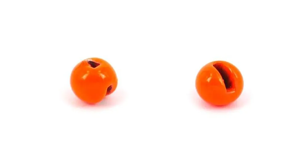Seizoensaanbieding Tungsten fej-réselt, fluo narancssárga - 2,5 mm - 10 db