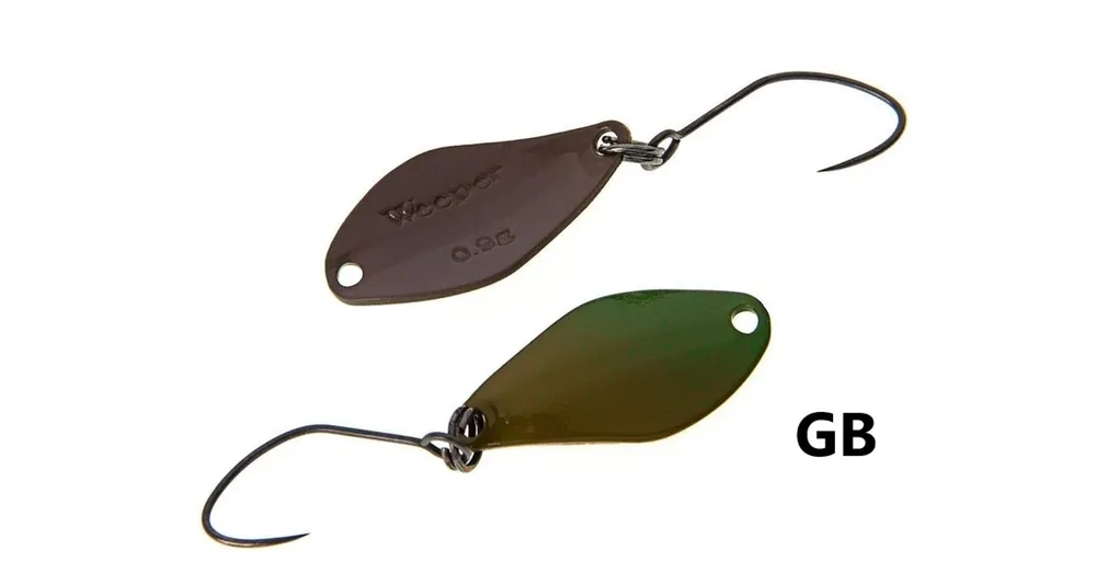 Gecertificeerd Nories Masukuroto Weeper 20mm 0.9g 071 kanál villantó (Grün-Braun / Braun)