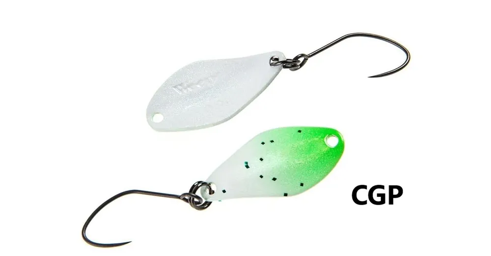 Actieprijs Nories Masukuroto Weeper 20mm 0.9g 066 kanál villantó (Chartreuse Glitter / Perl)