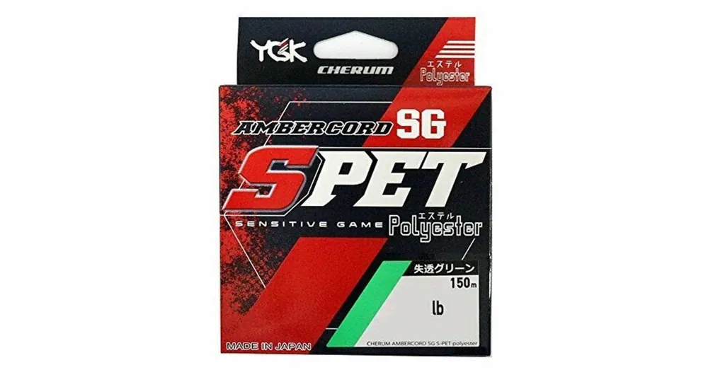 YGK Cherum Ambercode S-PET 150 m 0,117mm (0,5PE) 2,5 lb zöld poliészter zsinór Alleen Vandaag