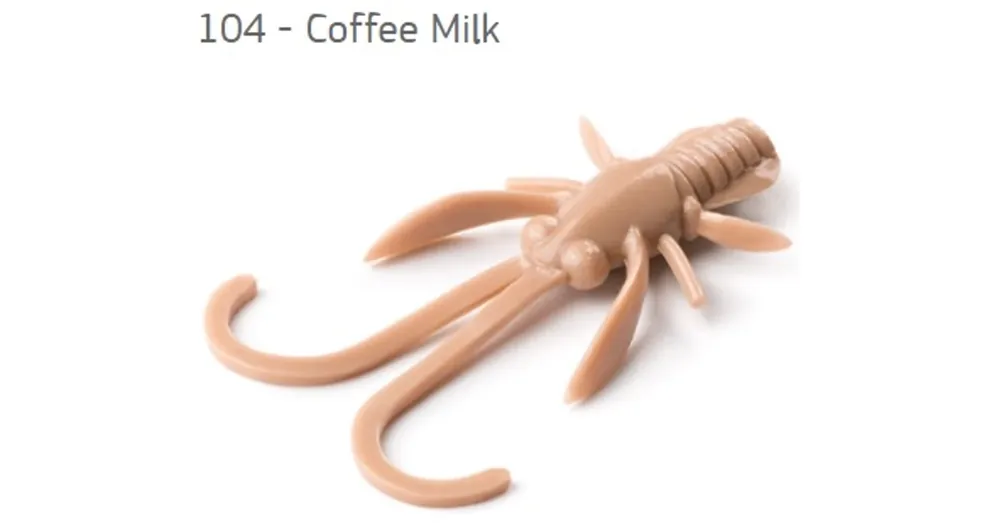 Fishup Baffi Fly Coffee Milk 38mm, color 104, 10db; plasztik csali Laatste Kans