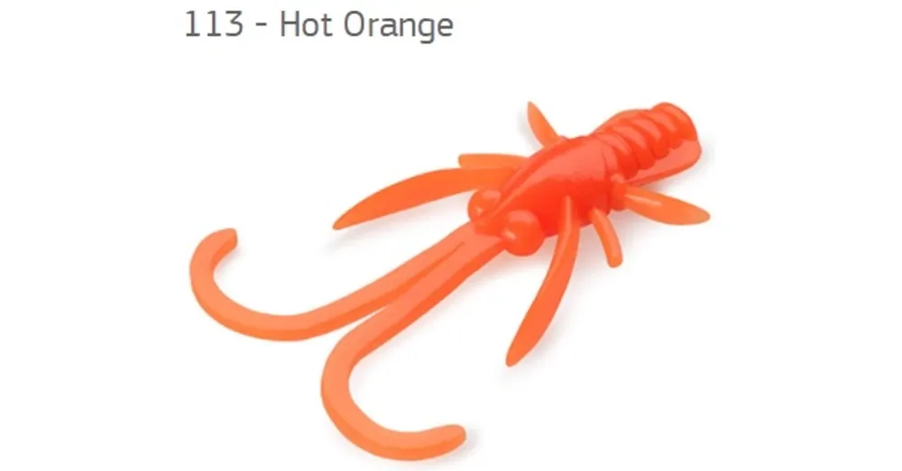 Fishup Baffi Fly Hot Orange 38mm, color 113, 10db; plasztik csali Korting