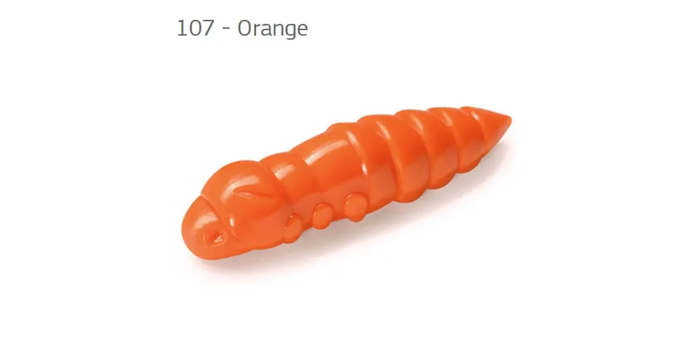 Hete Deal FishUp Pupa Orange 0,9 (22mm), color 107, 12db; plasztik csali