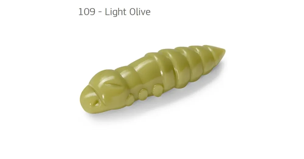 Exclusieve Aanbieding FishUp Pupa Light Olive 1,2 (32mm), color 109, 10db; plasztik csali