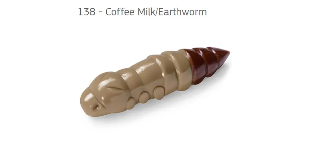 FishUp Pupa Coffee Milk/Earthworm 1,2 (32mm), color 138, 10db; plasztik csali Gereduceerde Prijs